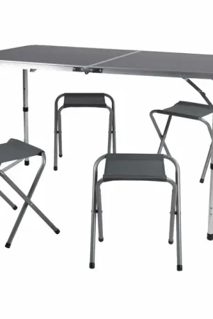 Aanbieding Meubelset Inklapbaar 120x60cm, 5dlg.
