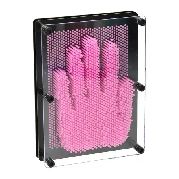 Spijkerkunst roze Weekendaanbieding