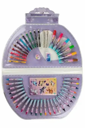 Direct Beschikbaar Unicorn Academy Kleurkoffer, 51dlg