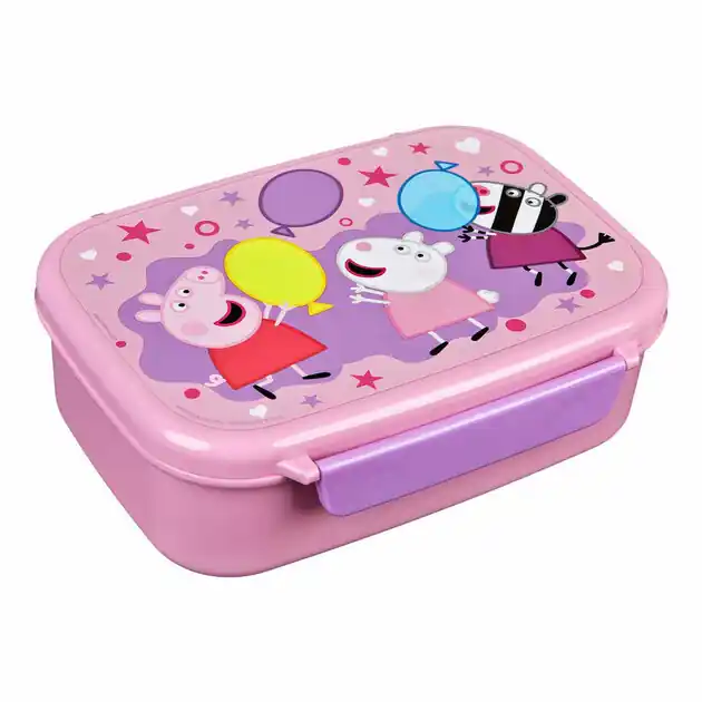 Gecertificeerd Peppa Pig Lunchbox met Snackbakje