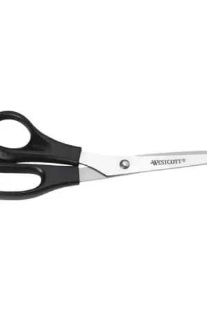 Hete Deal Schaar Westcott Buro 210mm RVS met kunsstof grip linkshandig