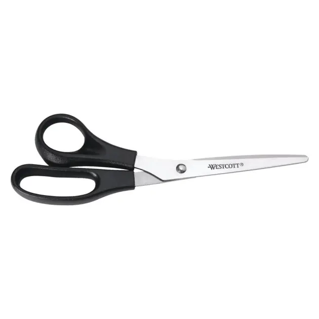 Hete Deal Schaar Westcott Buro 210mm RVS met kunsstof grip linkshandig