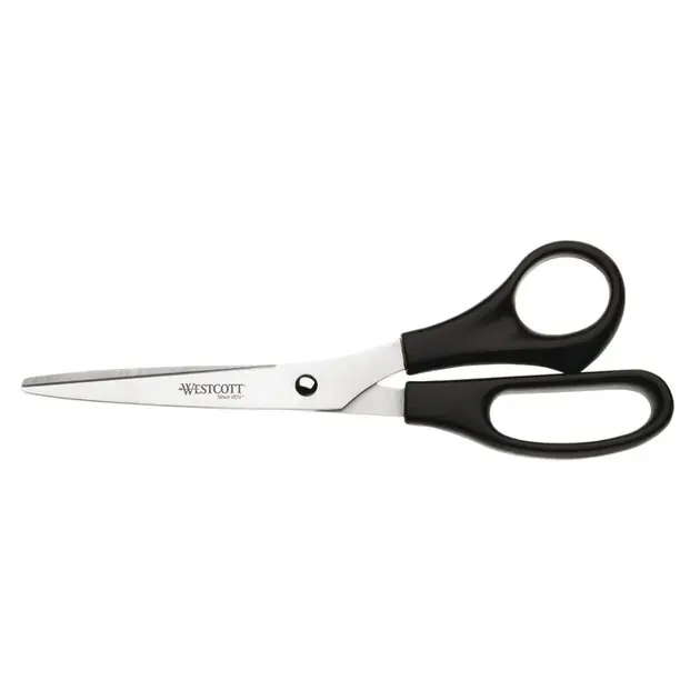 Schaar Westcott Buro 210mm RVS met kunststof grip groot oog Speciale Aanbieding