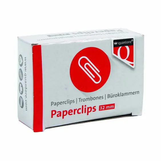 Paperclip R2 32mm Kort, 100st. Superprijs