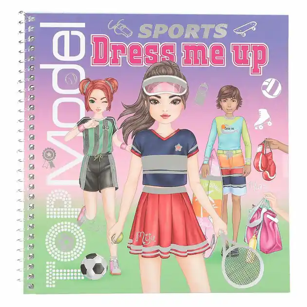 Op = Op TOPModel Dress Me Up Stickerboek Sport