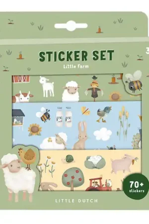Bestel Nu Little Dutch Stickerdoos Little Farm, 3 Vellen