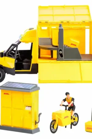 Dickie DHL Pakketvoertuigset Laatste Versie