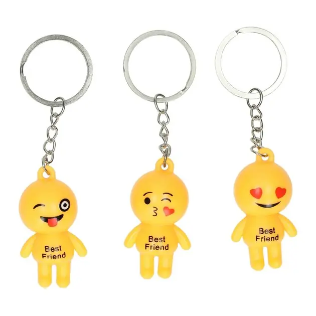 Sleutelhanger Emotie Figuurtje 3D Seizoensaanbieding