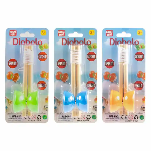 Houten Diabolo, 16cm Exclusieve Aanbieding