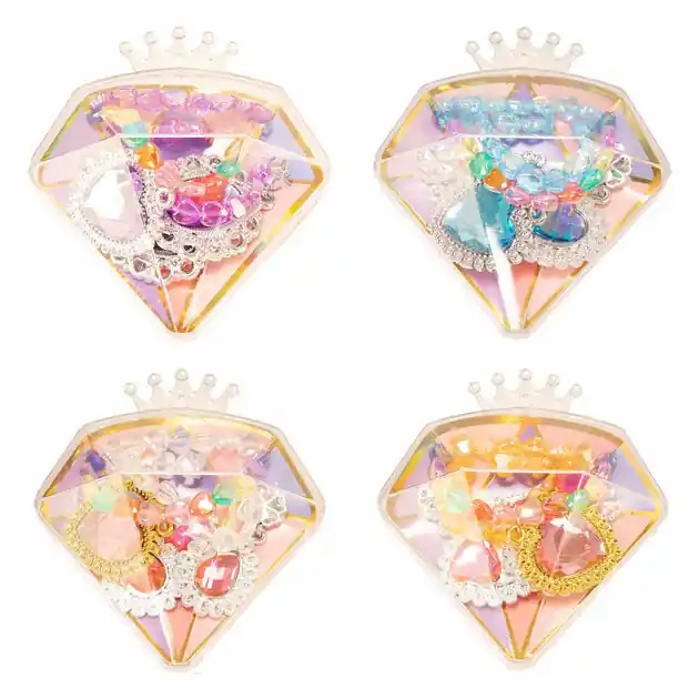 Diamant Opbergdoosje met Sieraden, 7dlg Aanbieding