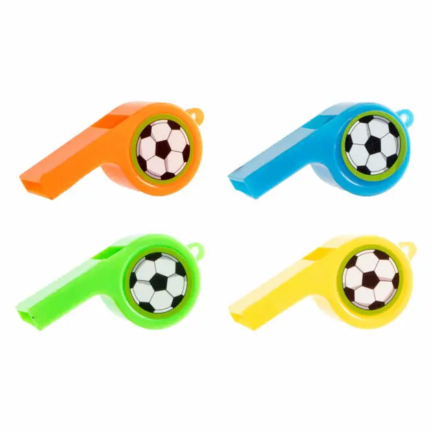Voordeelprijs Voetbalfluitjes, 12st.
