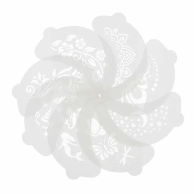 Schmink Sjablonen, 10st. Exclusieve Aanbieding