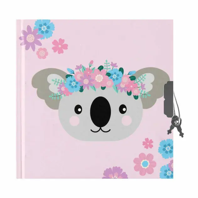 Laatste Versie Dagboek Koala Pastel 13,5x13,5cm