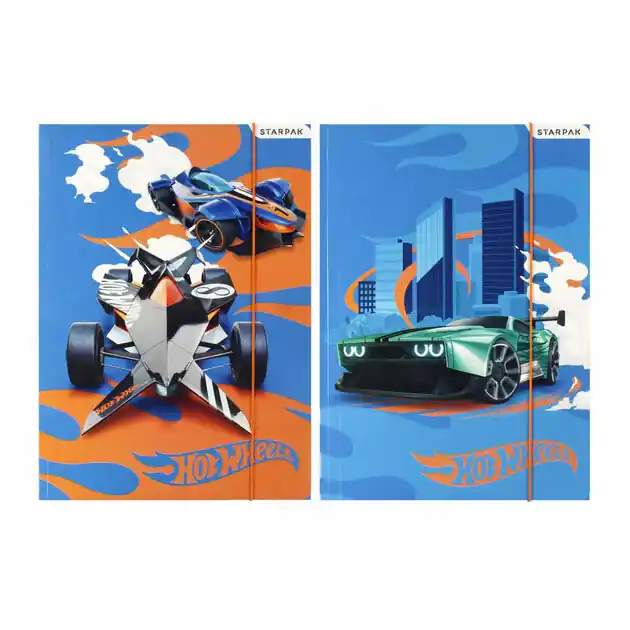 Map met Elastiek A4 Hot Wheels Beperkt Aanbod