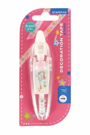 Decoratieve Tape Sterren, 6mmx4m Premium