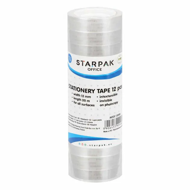 Tape 12mm/20m, 12st. Gecertificeerd