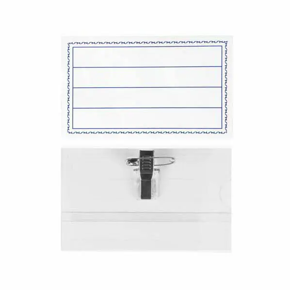 Naamplaatjes PCV 57/90mm, 50st. Express Levering