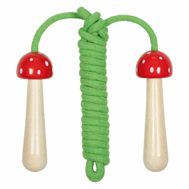 Merkproduct Goki Springtouw Houten Handvatten Paddenstoel