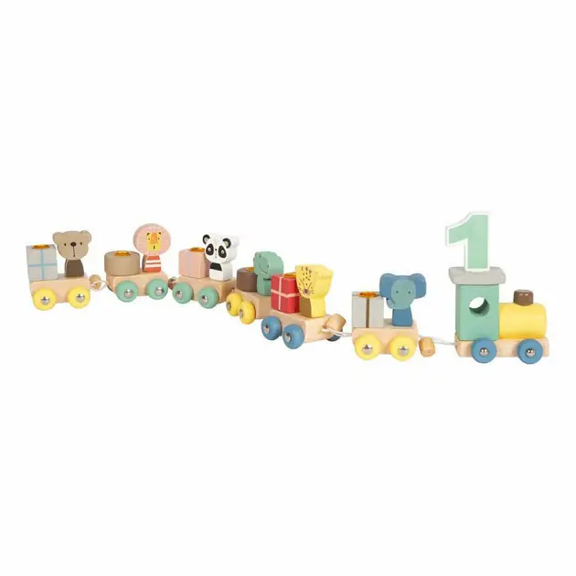 Beste Prijs Small Foot - Houten Verjaardagtrein met Dieren