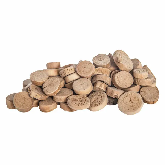 Nieuw Ronde Houtschijfjes Klein - 1 kg