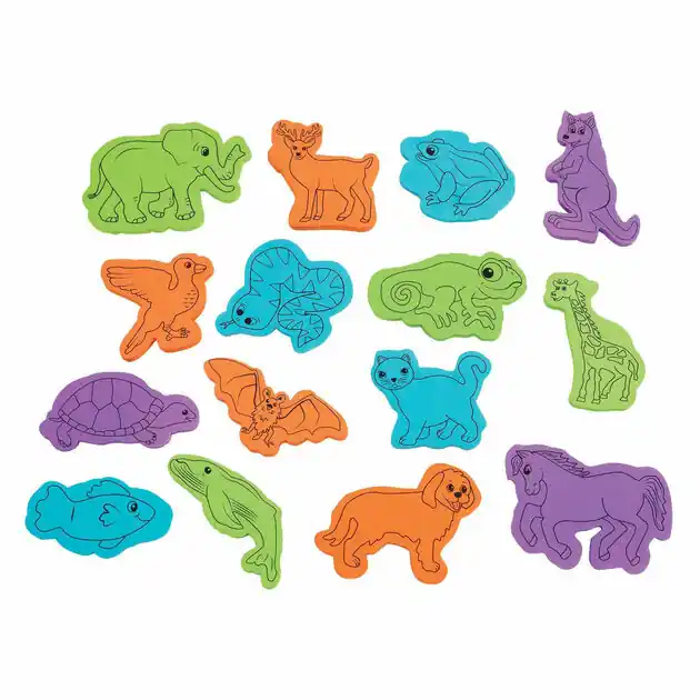 Colorations - Dierenskeletten Stempels, 15st. Shop Nu