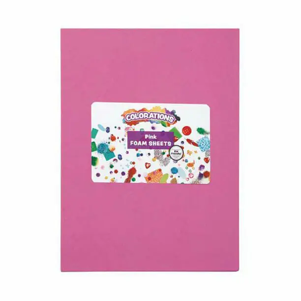 Beperkte Voorraad Colorations - Foam Vellen Roze, 10st.