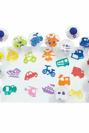 Colorations - Easy Grip Verkeersstempels, 14st. Flitsaanbieding