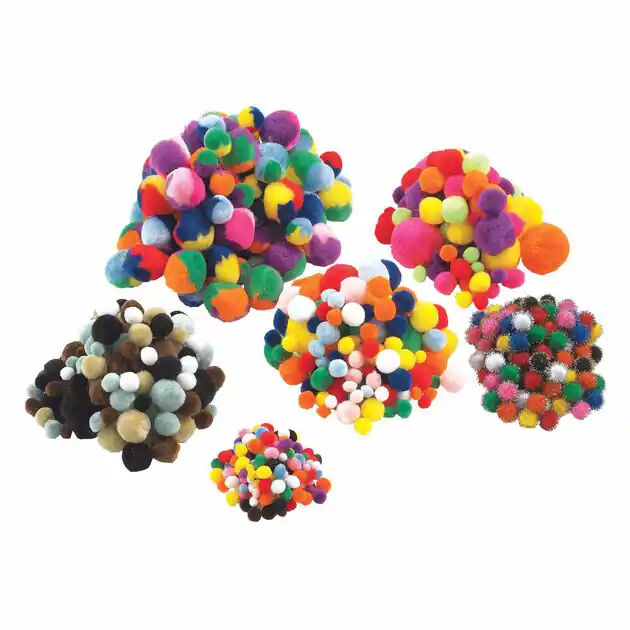 Colorations - Gekleurde Pompons, 700st. Speciale Aanbieding