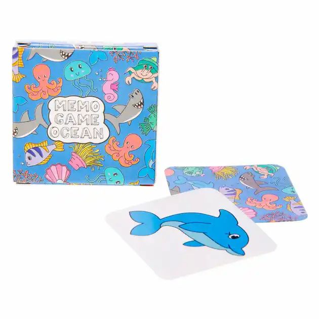 Mini Memospel Zeedieren, 28 Kaarten Nieuw