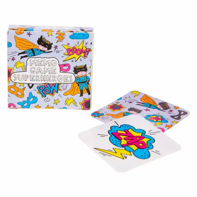 Koop Vandaag Mini Memospel Superhelden, 28 Kaarten