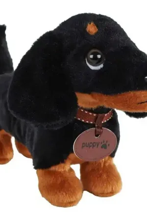 Merkproduct Take Me Home Teckel Pluche Zwart - 24cm