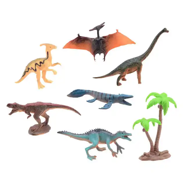 Animal World - Dino Speelset, 7dlg. Merkproduct