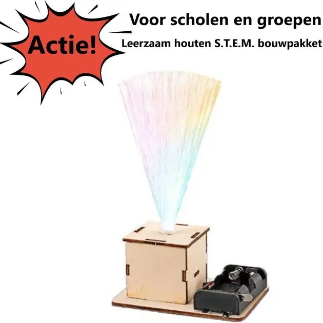 Houten bouwpakket lichtvezel Express Levering
