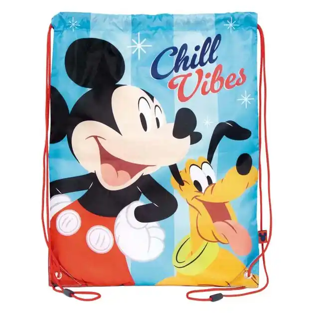 Op = Op Gymtas Mickey Mouse