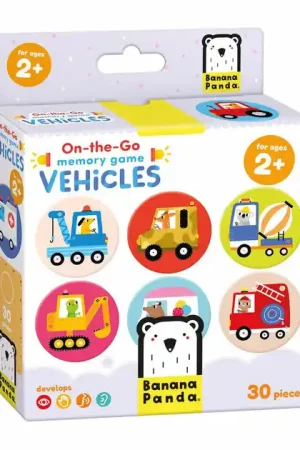 Gereduceerde Prijs Banana Panda - On-the-Go Memory Spel Voertuigen - 30dlg.
