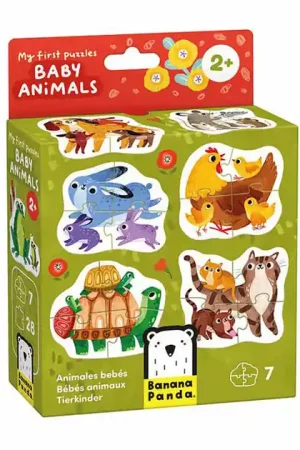 Banana Panda - Mijn Eerste Puzzels Babydieren, 7st. Finale Uitverkoop