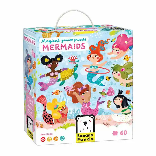 Express Levering Banana Panda - Magical Jumbo Puzzel Zeemeerminnen - 60st.