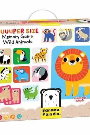 Banana Panda - Grote Memory Spel Wilde Dieren - 24st. Laatste Versie