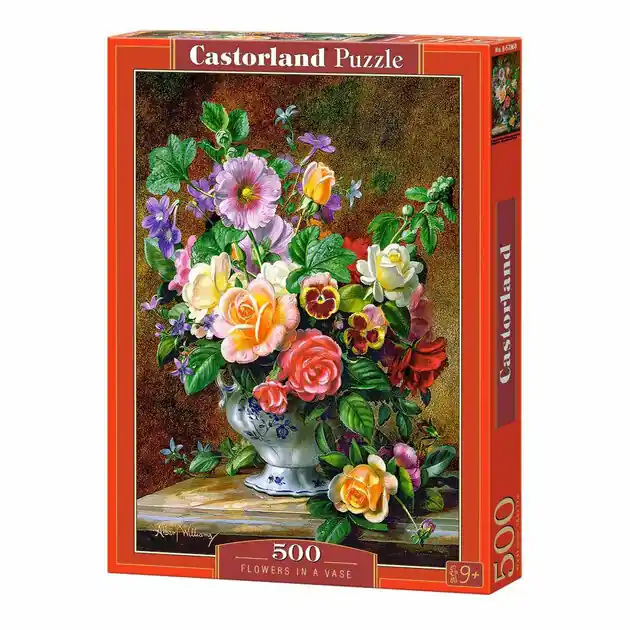 Castorland Legpuzzel Flowers in a Vase, 500st. Speciale Aanbieding