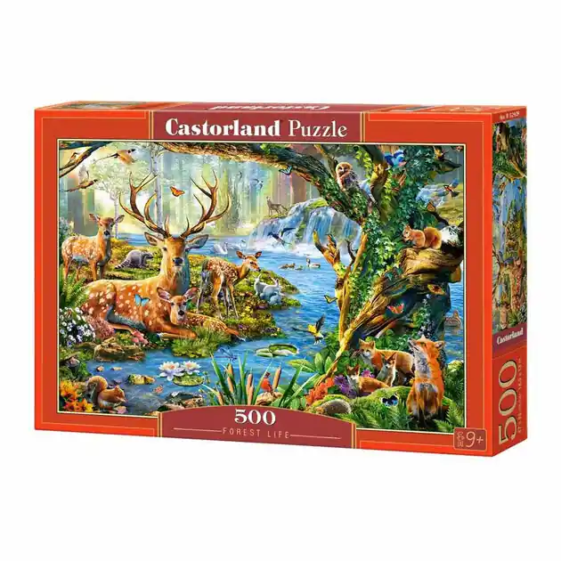 Castorland Legpuzzel Forest Life, 500st. Populair