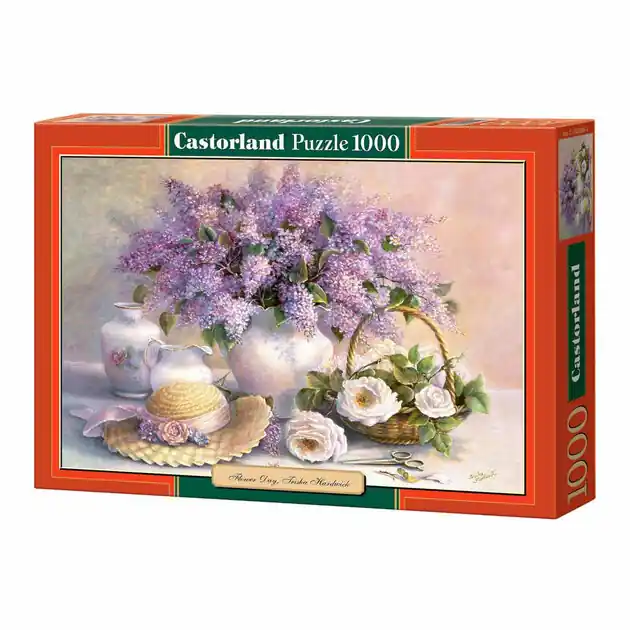 Weekendaanbieding Castorland Legpuzzel Flower Day Trisha Hardwick, 1000st.