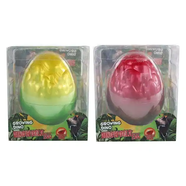 Goedkoop DinoWorld Ei met Groeiende Dinosaurus met edelsteen 8cm