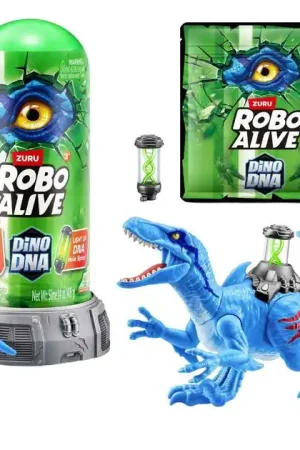 Laatste Versie ZURU Robo Alive Dino DNA Speelslijm - Blauw