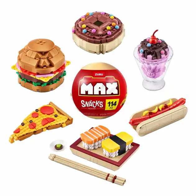 Merkproduct ZURU Max Premium Snack Capsule - Bouwspeelset in Verrassingsbal