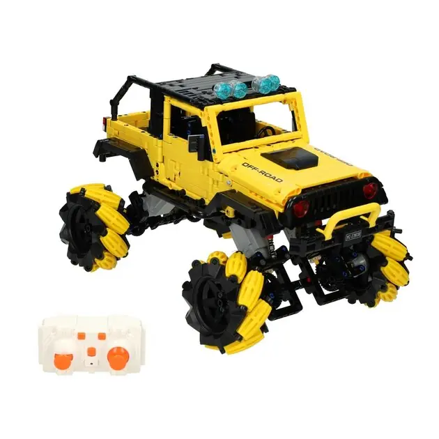 Happy Build Bestuurbare RC Bouwsteentjes Set Pickup Truck - 1490dlg. Fabrieksprijs