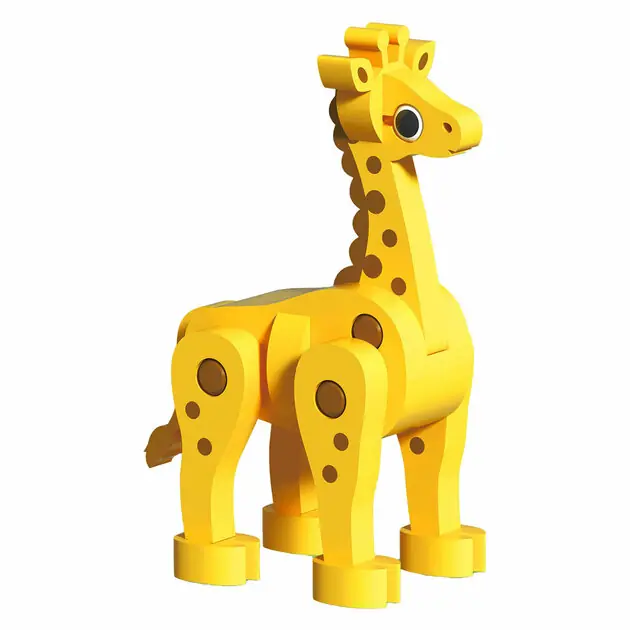 Favoriet Foam Bouwset 3D Giraffe