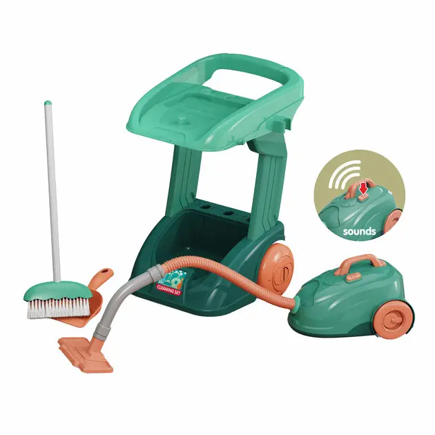Schoonmaaktrolley met Stofzuiger Koopje