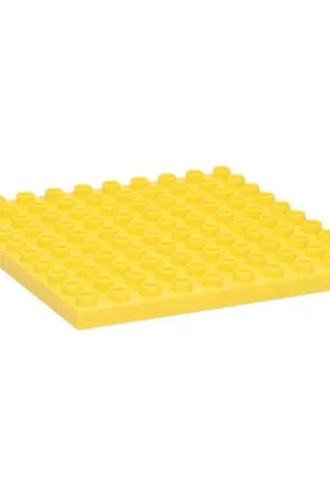 Actieprijs Bouwplaat Geel - 16x16cm