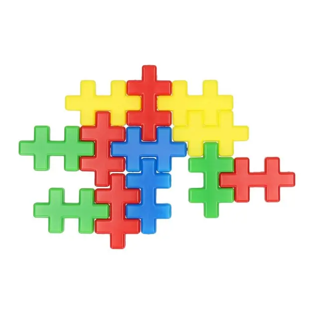 Gratis Retour Plus Puzzel set met één Vorm - 60dlg