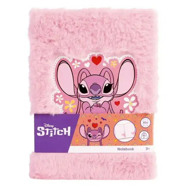 Stitch Pluche Notitieboek Angel Gecertificeerd